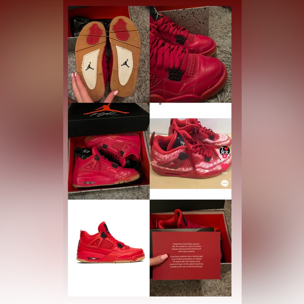 Womens air Jordan retro 4 ‘singles day’ - Picture 8 of 8
